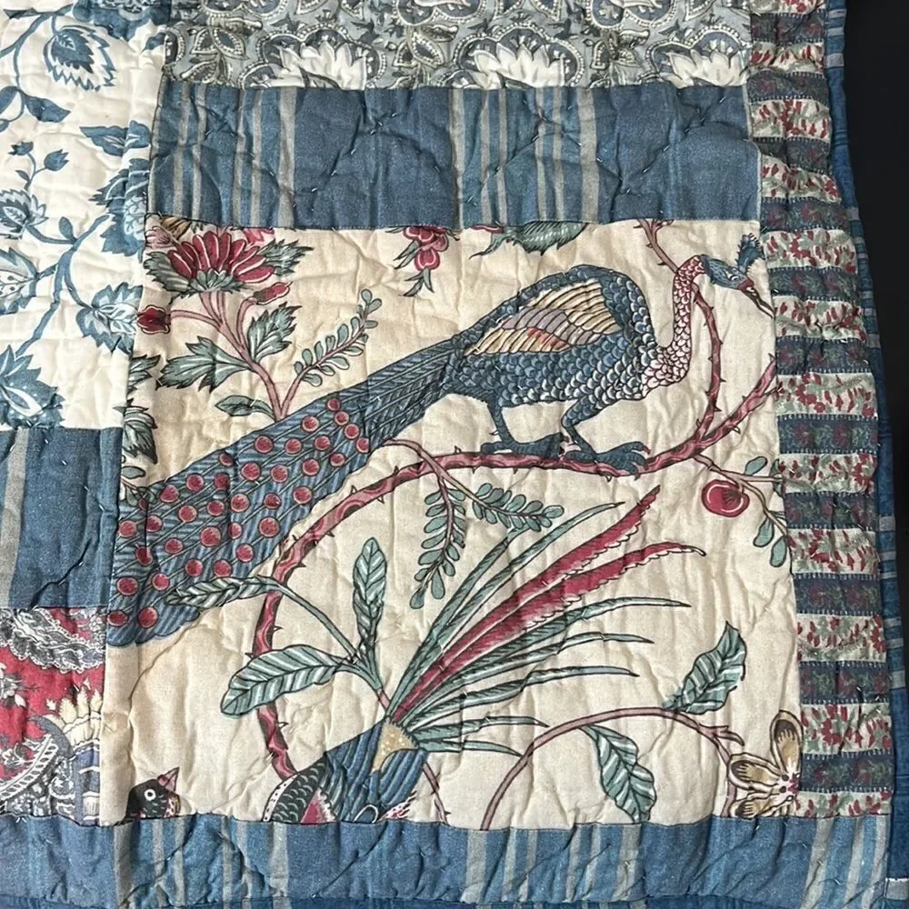 Pottery Barn Florrella Patchwork Quilted sham